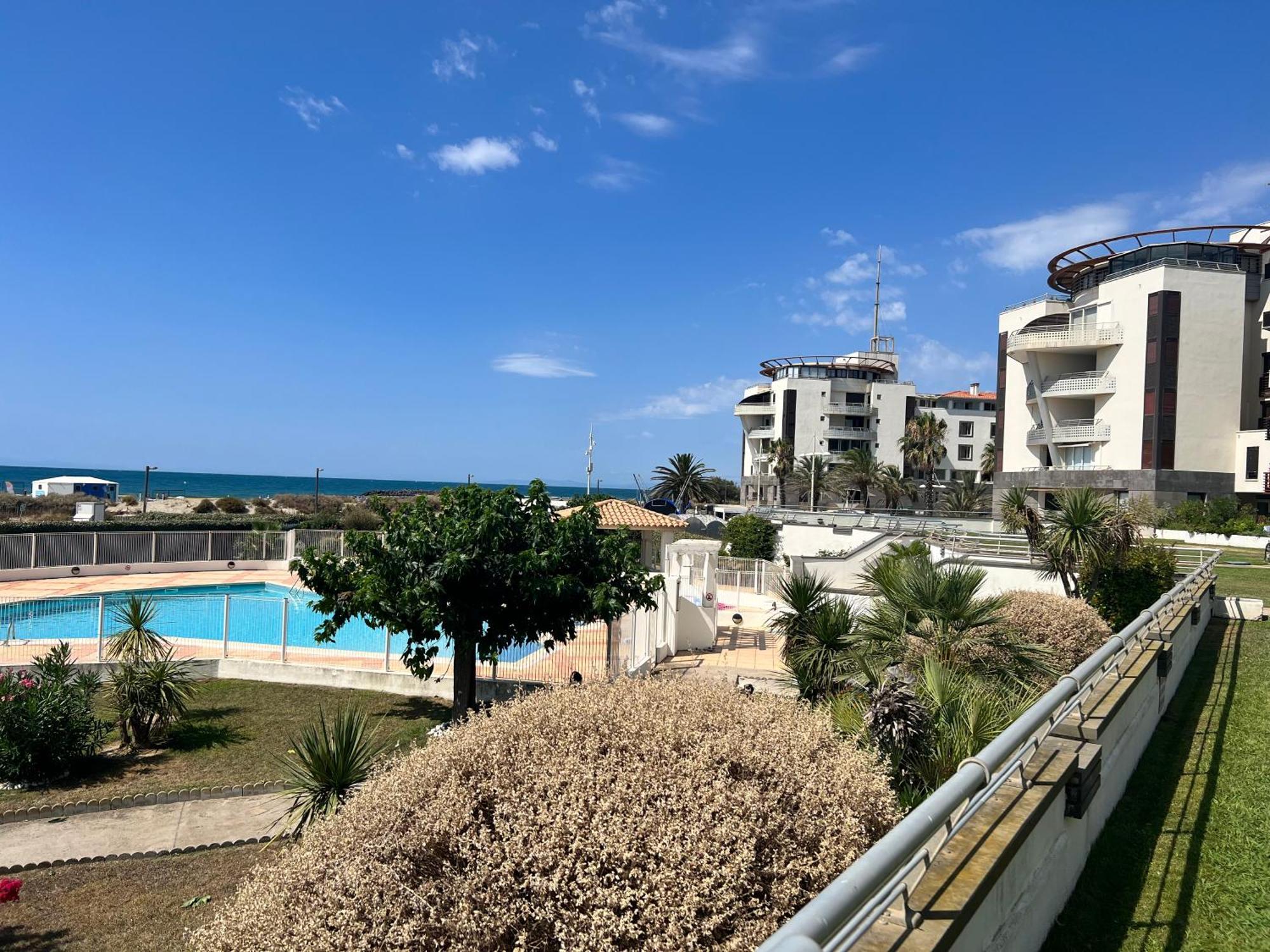 En Front De Mer, Magnifique Appartement 6 Pers. Agde Esterno foto
